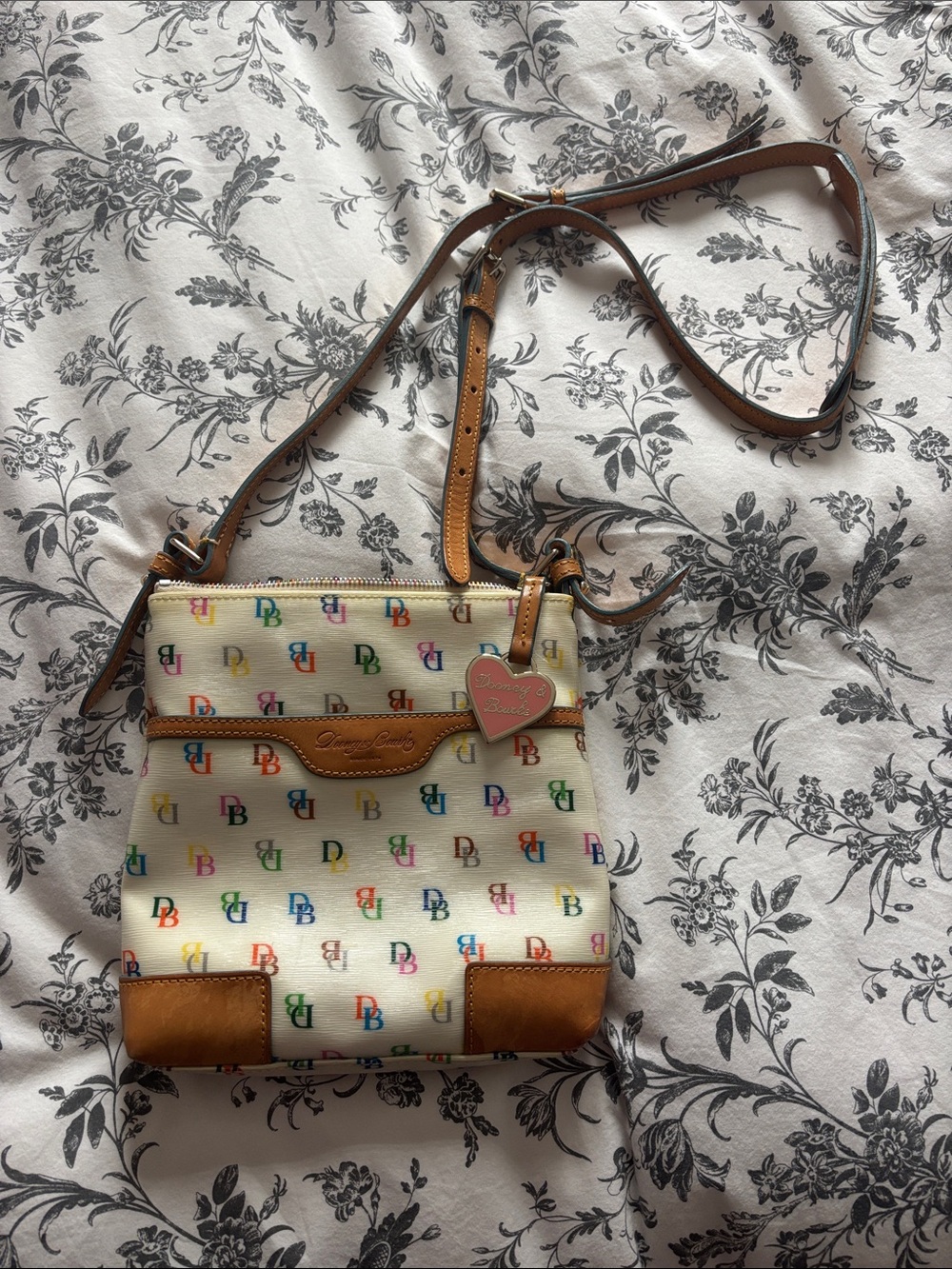 Dooney & Bourke DB75 multi-colour continental bag!